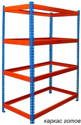 Стеллаж металлический Профи Т-120/1 (2000x1240x455) P/3